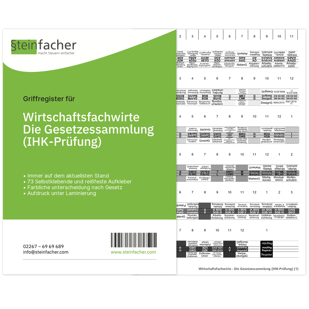 Wirtschaftsfachwirte - Die Gesetzessammlung (IHK-Prüfung)