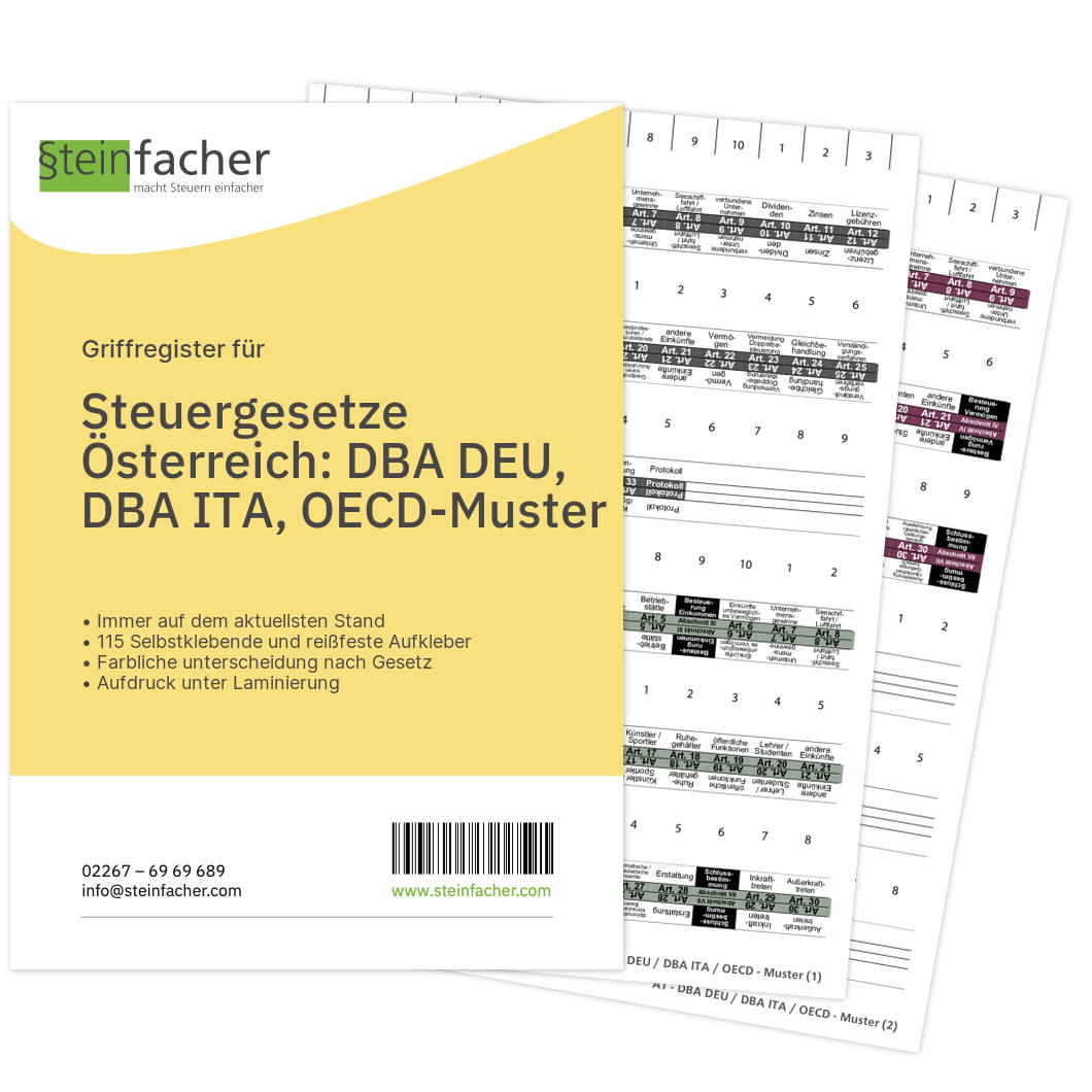 Griffregister AT: DBA-DEU, DBA-ITA und OECD-Muster