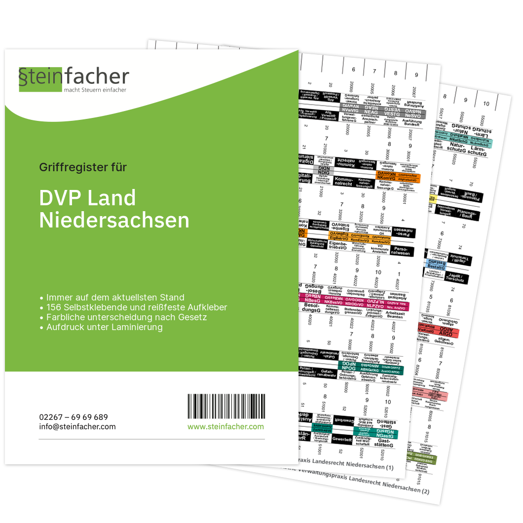 DVP Land - Deutsche Verwaltungspraxis Landesrecht Niedersachsen