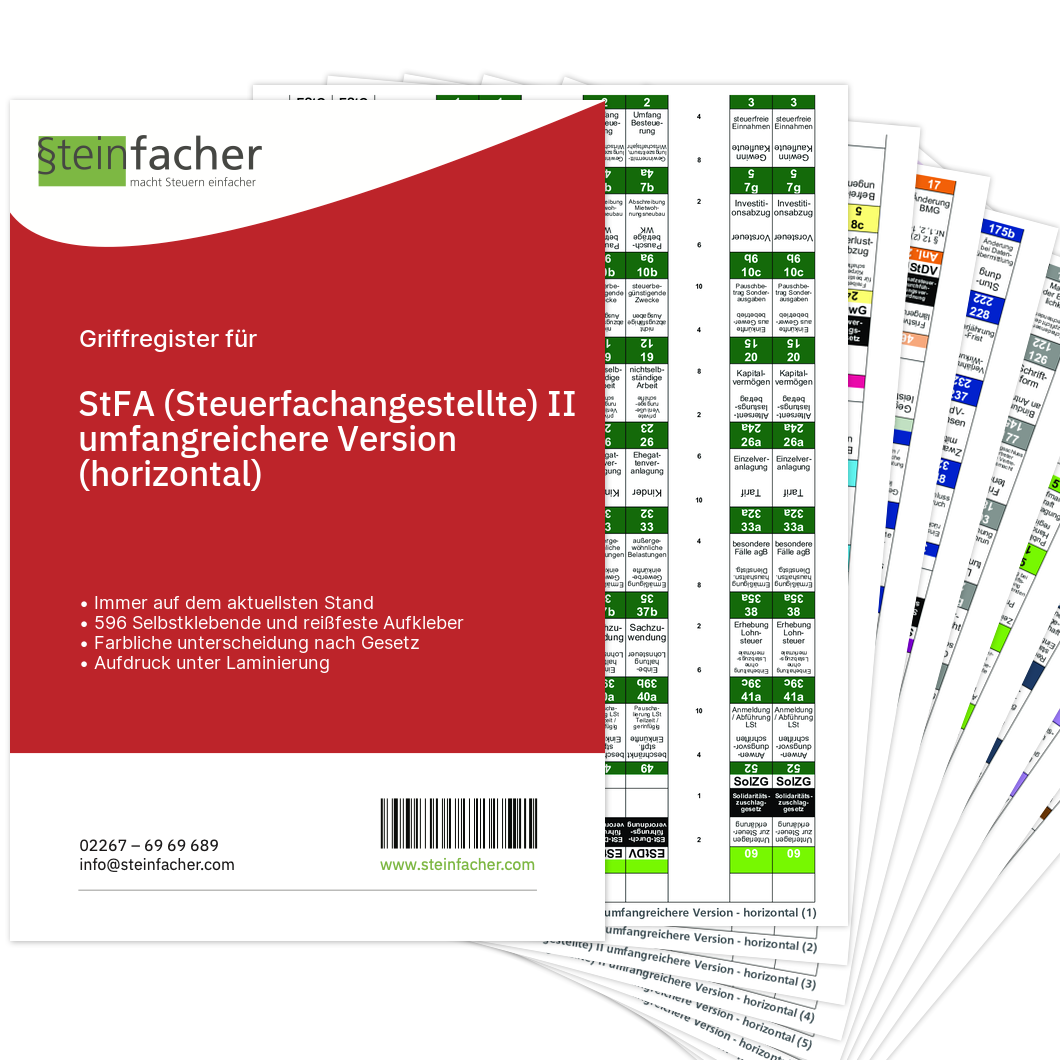 StFA (Steuerfachangestellte) II - umfangreichere Version