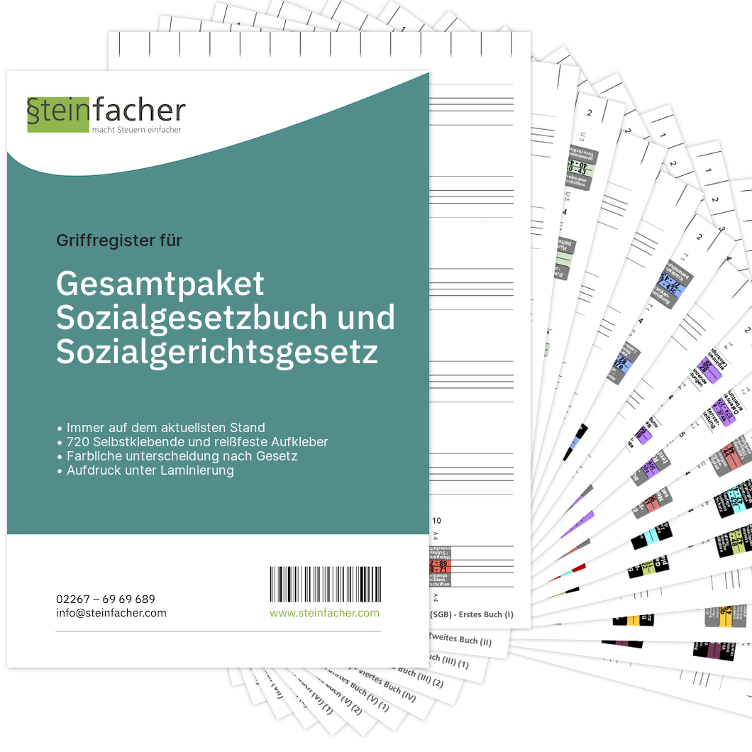 Gesamtpaket Sozialgesetzbuch und Sozialgerichtsgesetz