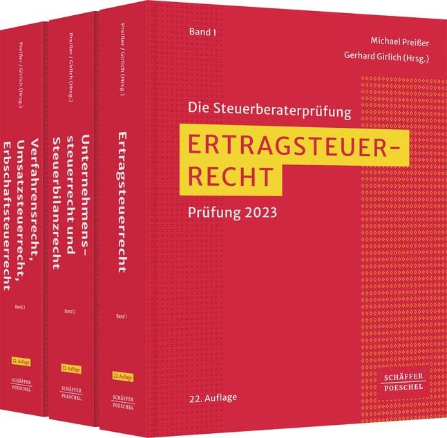 Buch: Die Steuerberaterprüfung: Prüfung 2023, Paket - Bände 1-3