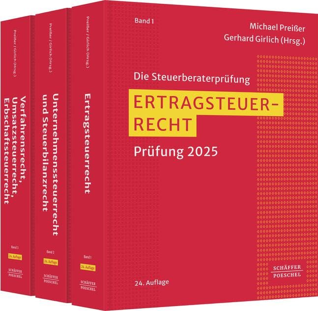 Buch: Die Steuerberaterprüfung: Prüfung 2025, Paket - Bände 1-3