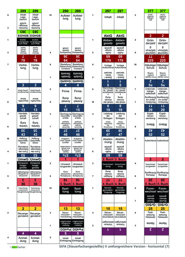 StFA (Steuerfachangestellte) II - umfangreichere Version