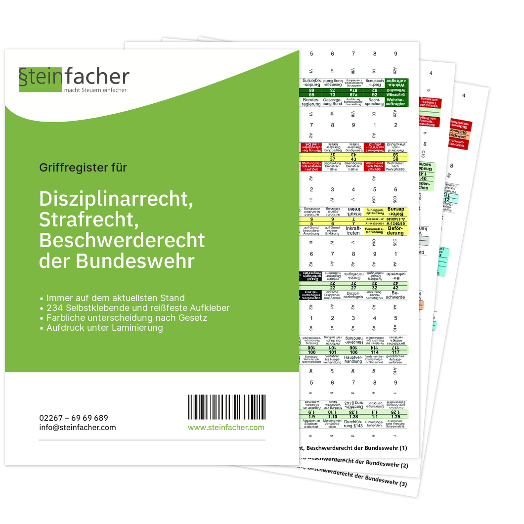 Disziplinarrecht, Strafrecht, Beschwerderecht der Bundeswehr