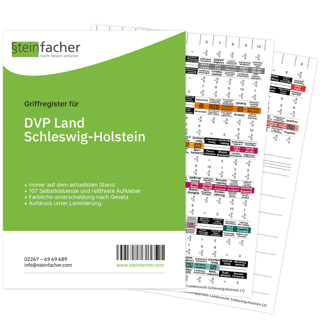 DVP Land - Deutsche Verwaltungspraxis Landesrecht Schleswig-Holstein