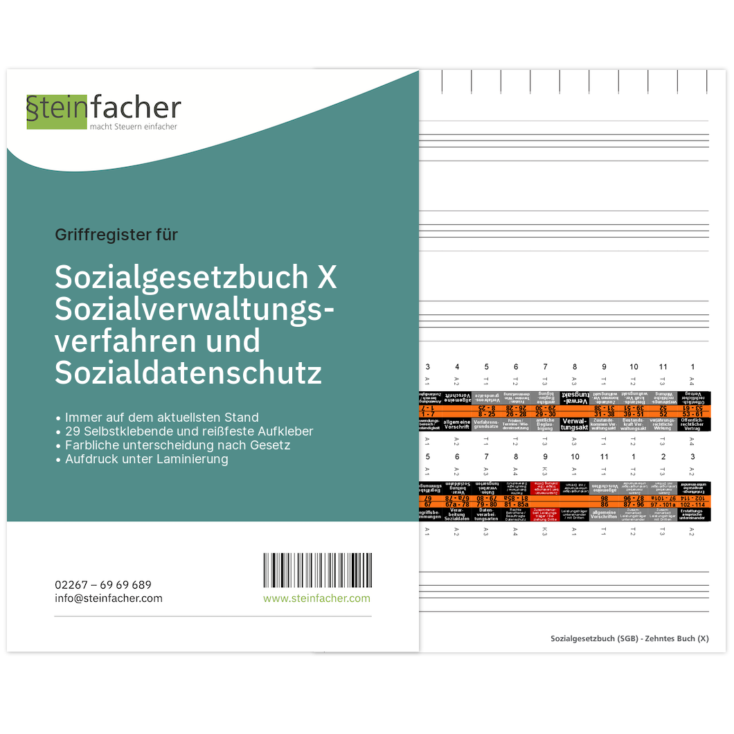 Sozialgesetzbuch (SGB) X - Sozialverwaltungsverfahren und Sozialdatenschutz