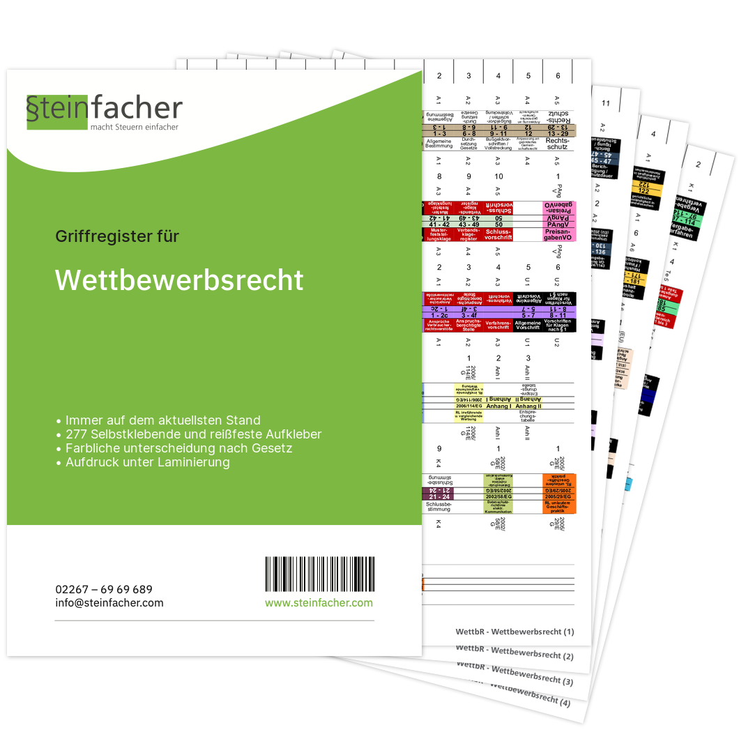 Wettbewerbsrecht (WettbR)