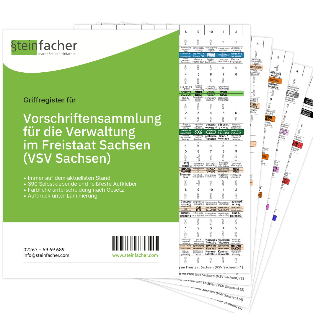 Vorschriftensammlung für die Verwaltung im Freistaat Sachsen (VSV Sachsen)