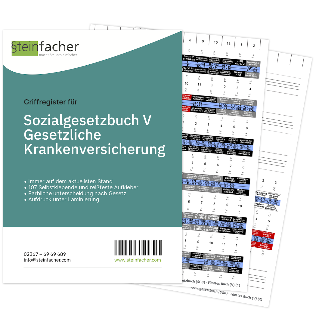 Sozialgesetzbuch (SGB) V - Gesetzliche Krankenversicherung