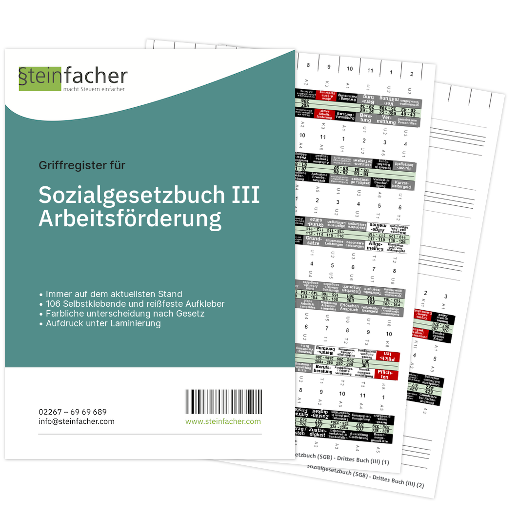 Sozialgesetzbuch (SGB) III - Arbeitsförderung