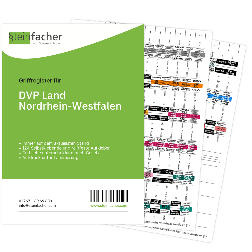 DVP Land - Deutsche Verwaltungspraxis Landesrecht Nordrhein-Westfalen