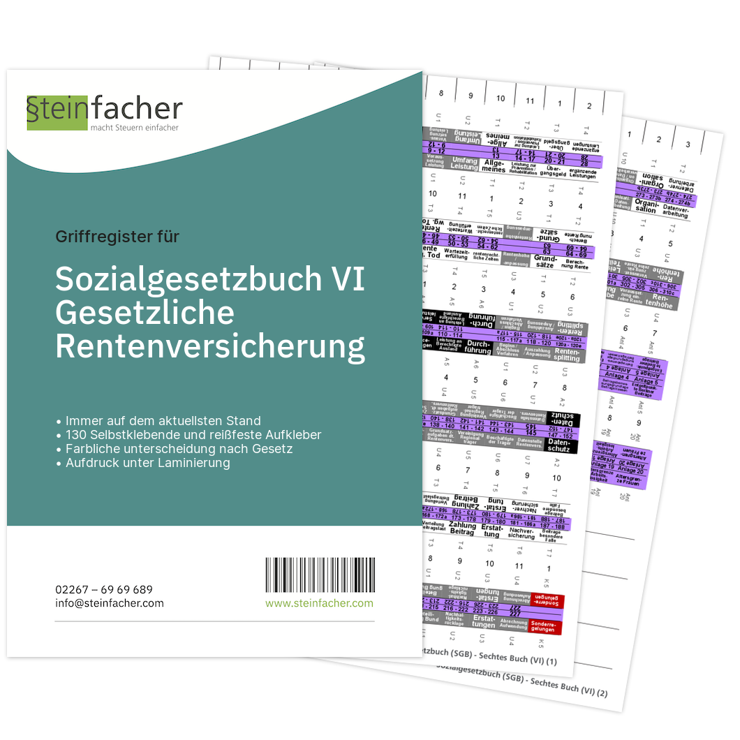 Sozialgesetzbuch (SGB) VI - Gesetzliche Rentenversicherung