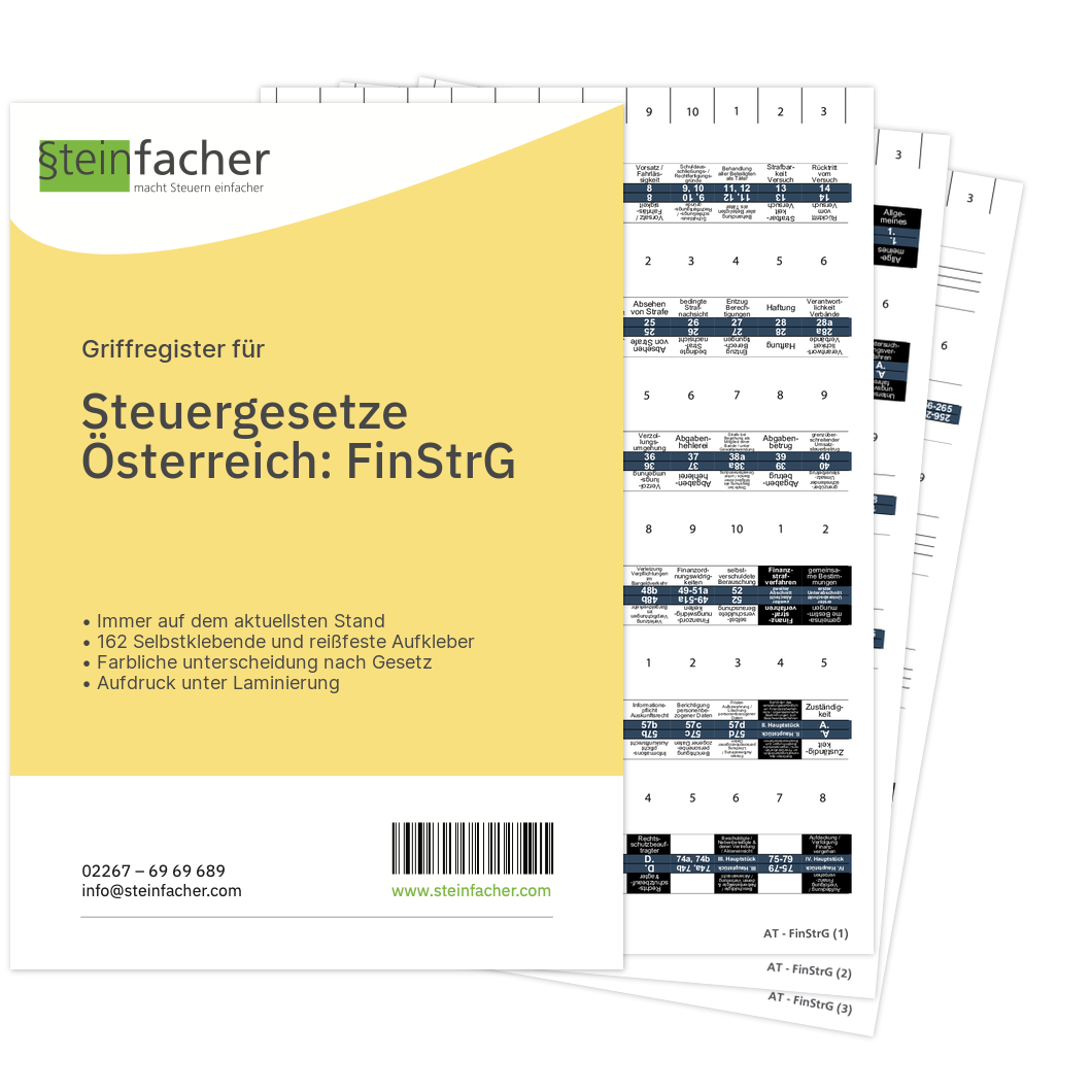 Griffregister AT: Finanzstrafgesetz (FinStrG)