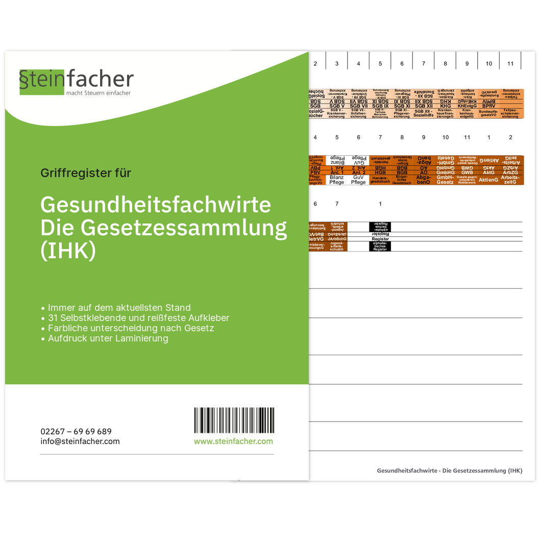 Gesundheitsfachwirte - Die Gesetzessammlung (IHK)