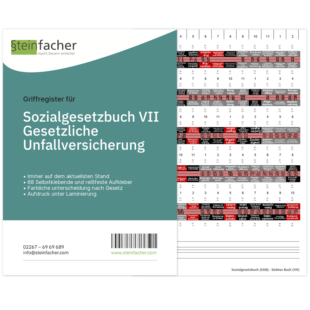 Sozialgesetzbuch (SGB) VII - Gesetzliche Unfallversicherung