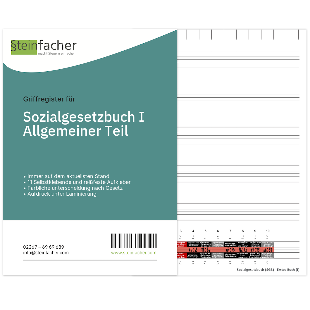 Sozialgesetzbuch (SGB) I - Allgemeiner Teil