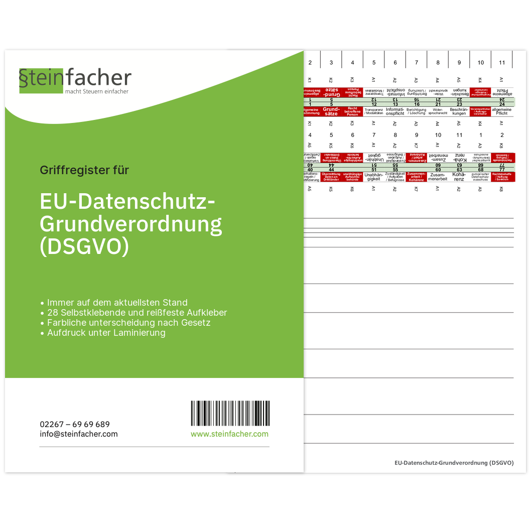 EU-Datenschutz-Grundverordnung (DSGVO)