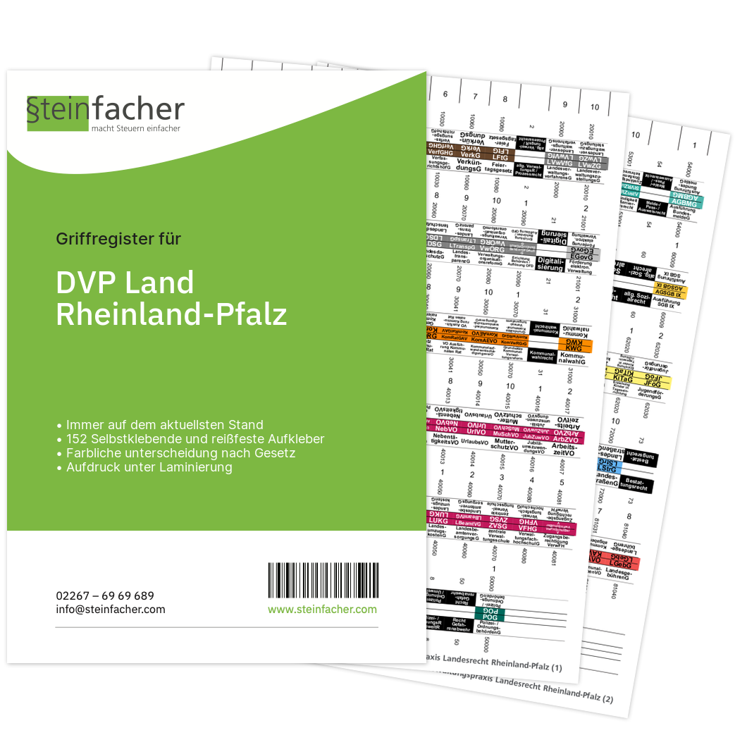 DVP Land - Deutsche Verwaltungspraxis Landesrecht Rheinland-Pfalz