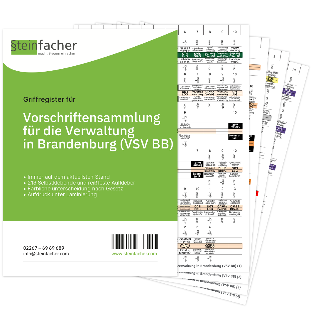 Vorschriftensammlung für die Verwaltung in Brandenburg (VSV BB)