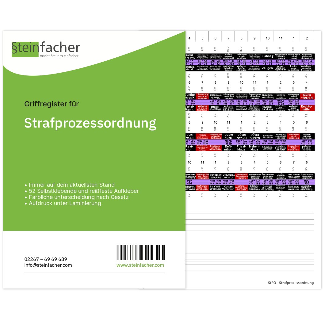 Strafprozessordnung (StPO)