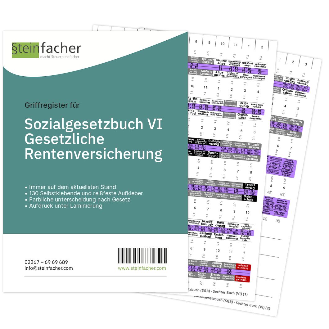 Griffregister für Sozialgesetzbuch (SGB) VI - Gesetzliche ...
